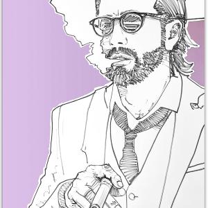 "The guy and the smoke"